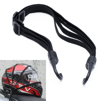 2 крючка для мотоциклов Moto Strength Выдвижной шлем для багажа Эластичный веревочный ремень