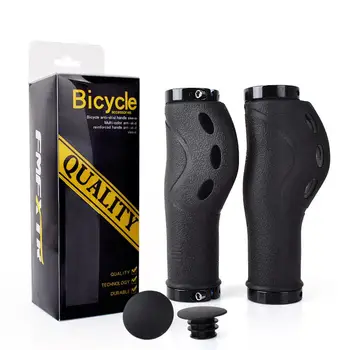 1 пара велосипедных ручек для шоссейного велосипеда Mtb, защищенных от скольжения, Противоскользящие резиновые велосипедные ручки, замок для горного велосипеда на рулях для велоспорта, ручки для рулей